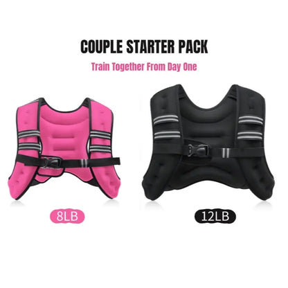 【Backtoschool】Zelus Weighted Vests,Adjustable 6-30Lbs,Weighted Vest with Reflective Stripes&Adjustable Straps,Workout Enhancer for Motivational Walking,Running,Rucking,Core&Posture Boost|Fitness Challenge,Outdoorfun|#Tiktokshopbacktoschool