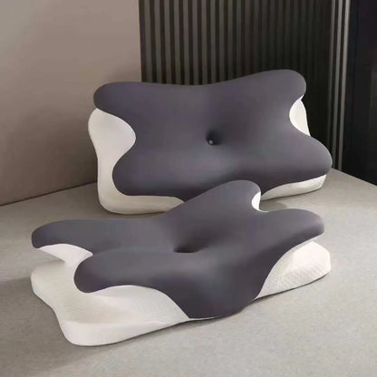 （Neck Pillow） Cooling Memory Neck Pillow, Adjustable Ergonomic Memory Foam Neck Pillows, Cervical Support