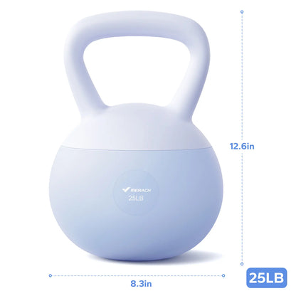 Merach Soft Kettlebell with Handle for Weightlifting Conditioning Strength and Core Training, Weightlifting Kettlebell for Home Gym, Fitness Equipment Backtoschool