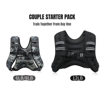 【Backtoschool】Zelus Weighted Vests,Adjustable 6-30Lbs,Weighted Vest with Reflective Stripes&Adjustable Straps,Workout Enhancer for Motivational Walking,Running,Rucking,Core&Posture Boost|Fitness Challenge,Outdoorfun|#Tiktokshopbacktoschool