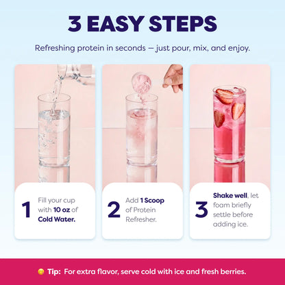 Javvy Cosmic Protein Drink Tiktok Exclusive Bundle Blackberry Lemonade, Mango Pineapple * Strawberry Acai Refresher Clear Whey Protein Drink Mix, 45Mg Caffeine, 0G Sugar, 10G Protein, with Fiber & Electrolytes, 20 Servings Each