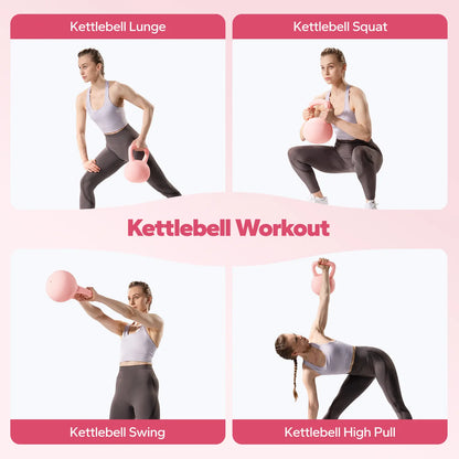 Merach Soft Kettlebell with Handle for Weightlifting Conditioning Strength and Core Training, Weightlifting Kettlebell for Home Gym, Fitness Equipment Backtoschool