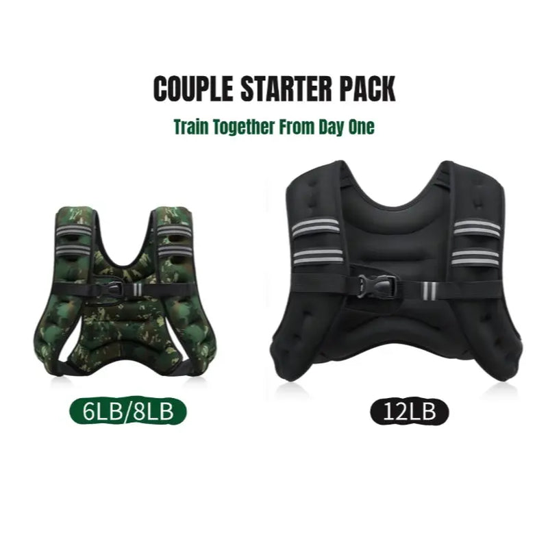 【Backtoschool】Zelus Weighted Vests,Adjustable 6-30Lbs,Weighted Vest with Reflective Stripes&Adjustable Straps,Workout Enhancer for Motivational Walking,Running,Rucking,Core&Posture Boost|Fitness Challenge,Outdoorfun|#Tiktokshopbacktoschool