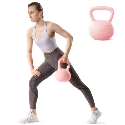 Merach Soft Kettlebell with Handle for Weightlifting Conditioning Strength and Core Training, Weightlifting Kettlebell for Home Gym, Fitness Equipment Backtoschool