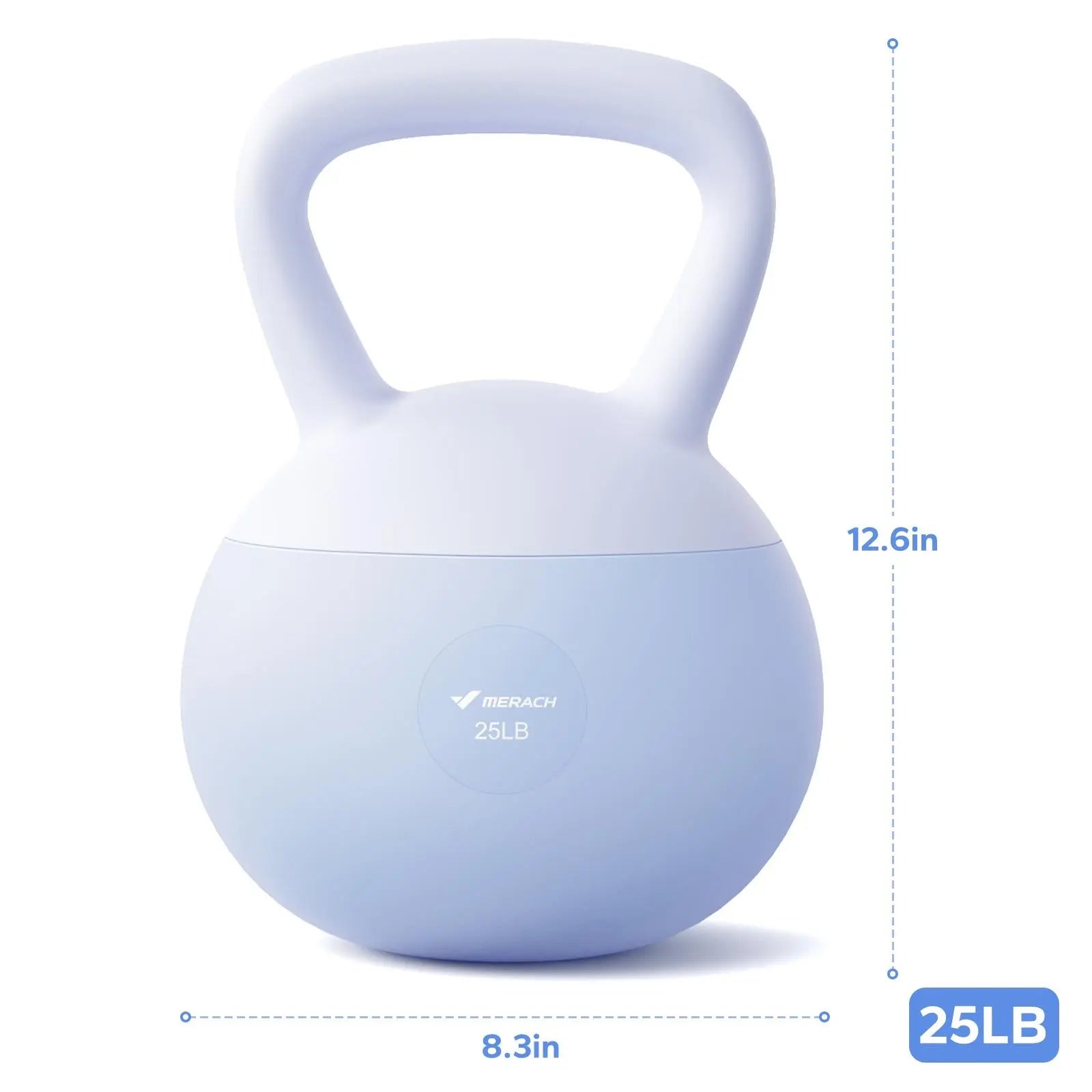 Merach Soft Kettlebell with Handle for Weightlifting Conditioning Strength and Core Training, Weightlifting Kettlebell for Home Gym, Fitness Equipment Backtoschool