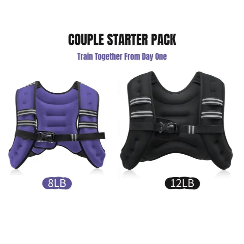 【Backtoschool】Zelus Weighted Vests,Adjustable 6-30Lbs,Weighted Vest with Reflective Stripes&Adjustable Straps,Workout Enhancer for Motivational Walking,Running,Rucking,Core&Posture Boost|Fitness Challenge,Outdoorfun|#Tiktokshopbacktoschool