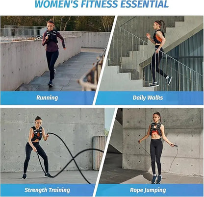 【Backtoschool】Zelus Weighted Vests,Adjustable 6-30Lbs,Weighted Vest with Reflective Stripes&Adjustable Straps,Workout Enhancer for Motivational Walking,Running,Rucking,Core&Posture Boost|Fitness Challenge,Outdoorfun|#Tiktokshopbacktoschool
