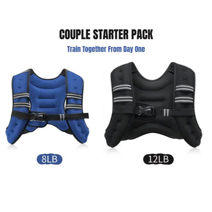 【Backtoschool】Zelus Weighted Vests,Adjustable 6-30Lbs,Weighted Vest with Reflective Stripes&Adjustable Straps,Workout Enhancer for Motivational Walking,Running,Rucking,Core&Posture Boost|Fitness Challenge,Outdoorfun|#Tiktokshopbacktoschool