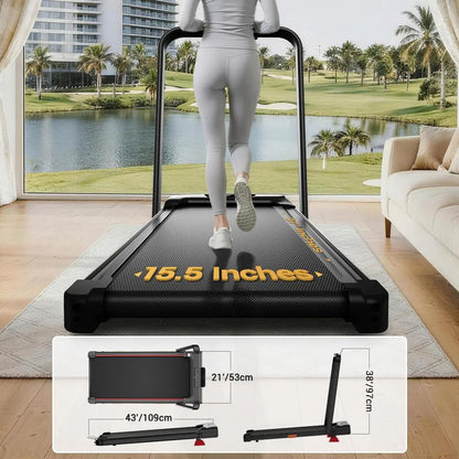 Umay Walking Pad Folding Walking Treadmill for Home/Office, 16% Incline, Handrails, 300 Lbs Capacity Indoor Walking Machine Summerwins Tiktokshopbacktoschool Portable Walking Pad Foldable Walking Treadmill
