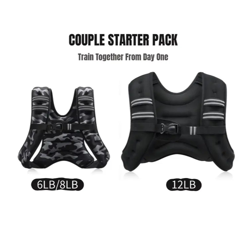 【Backtoschool】Zelus Weighted Vests,Adjustable 6-30Lbs,Weighted Vest with Reflective Stripes&Adjustable Straps,Workout Enhancer for Motivational Walking,Running,Rucking,Core&Posture Boost|Fitness Challenge,Outdoorfun|#Tiktokshopbacktoschool