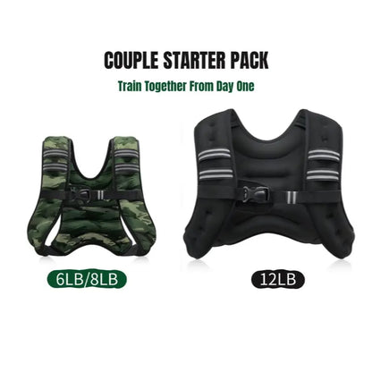【Backtoschool】Zelus Weighted Vests,Adjustable 6-30Lbs,Weighted Vest with Reflective Stripes&Adjustable Straps,Workout Enhancer for Motivational Walking,Running,Rucking,Core&Posture Boost|Fitness Challenge,Outdoorfun|#Tiktokshopbacktoschool