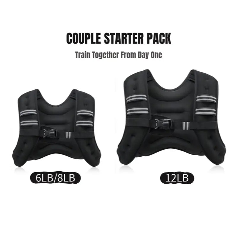 【Backtoschool】Zelus Weighted Vests,Adjustable 6-30Lbs,Weighted Vest with Reflective Stripes&Adjustable Straps,Workout Enhancer for Motivational Walking,Running,Rucking,Core&Posture Boost|Fitness Challenge,Outdoorfun|#Tiktokshopbacktoschool
